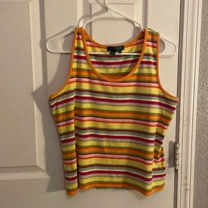 Colorful Striped Tank